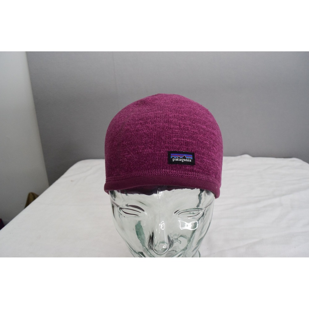 Patagonia Better Sweater Beanie Hat Womens Small Purple Warm Winter Cold Weather